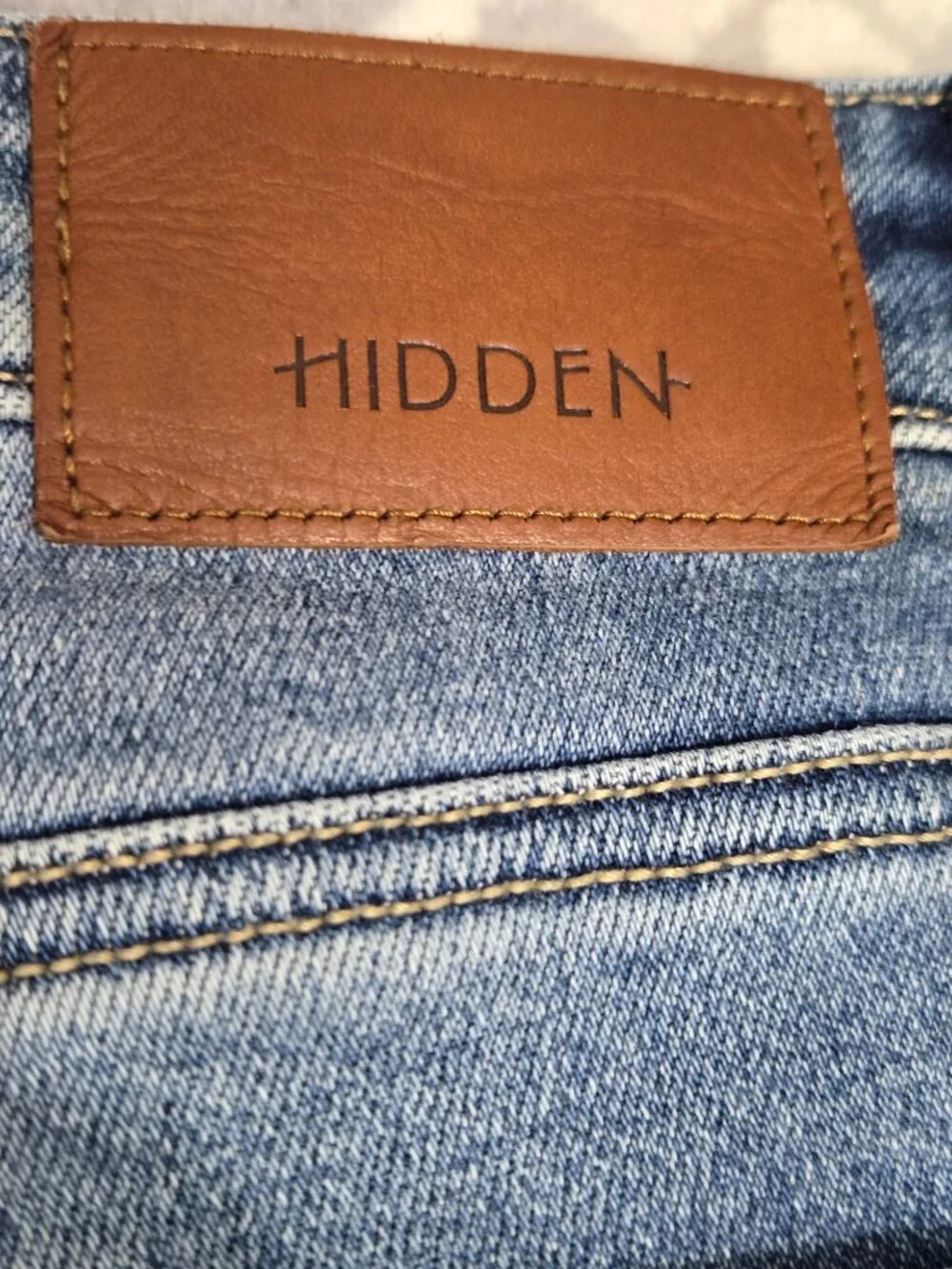 Hidden Jeans Women’s Straigh Leg Medium Dark Wash High Rise Denim Size 31